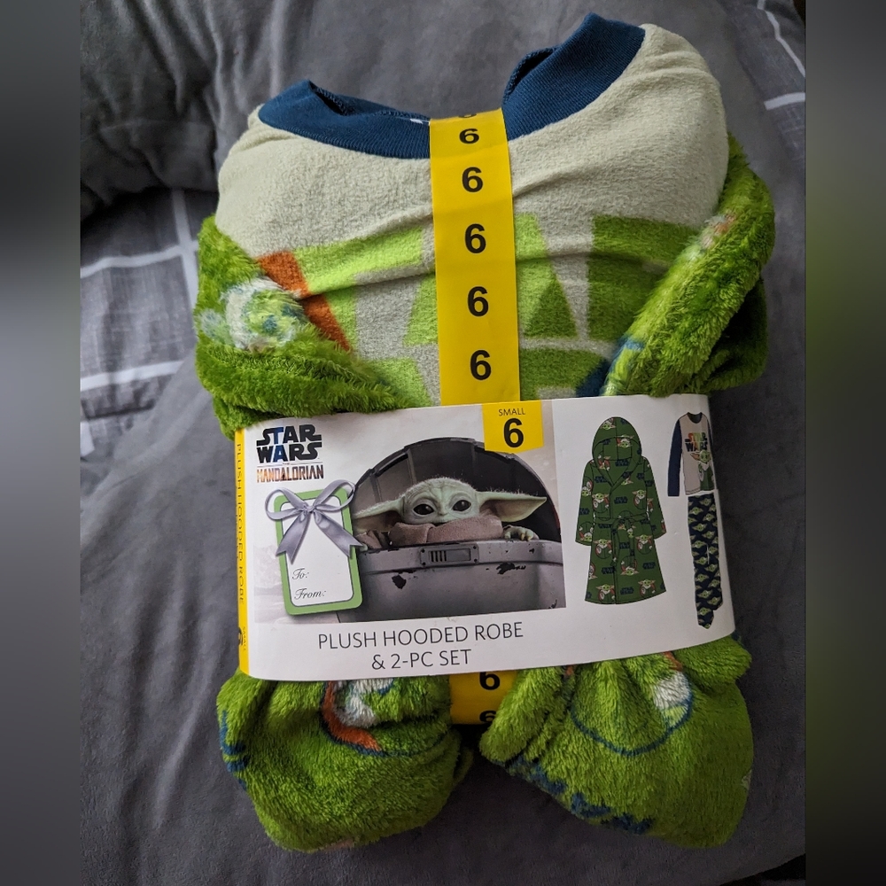 Star Wars Kids Plush Hooded Robe and PJ